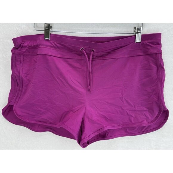 Athleta Women's Surge Swim Shorts in Hot Pink Size Large - Picture 1 of 8